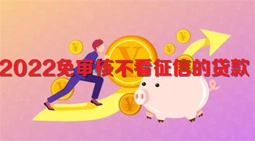 2022免审核不看征信的贷款
