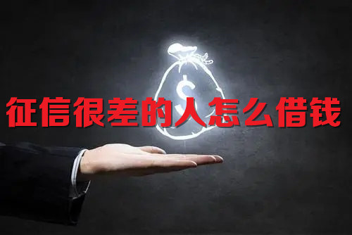 征信很差的人怎么借钱 这个软件可以下款