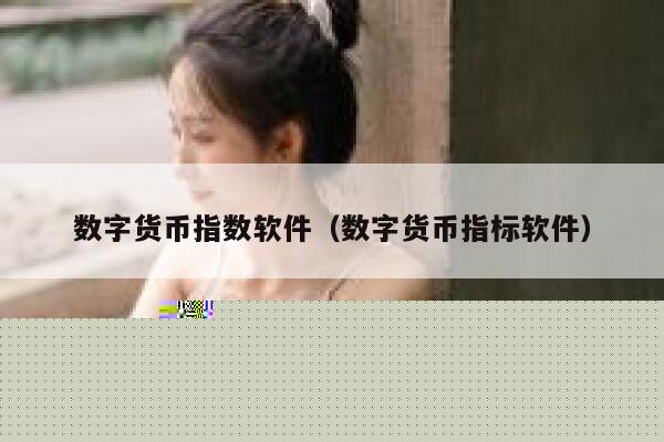 数字货币指数软件（数字货币指标软件） 第1张