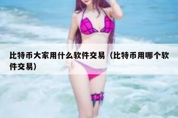 比特币大家用什么软件交易（比特币用哪个软件交易） 第1张