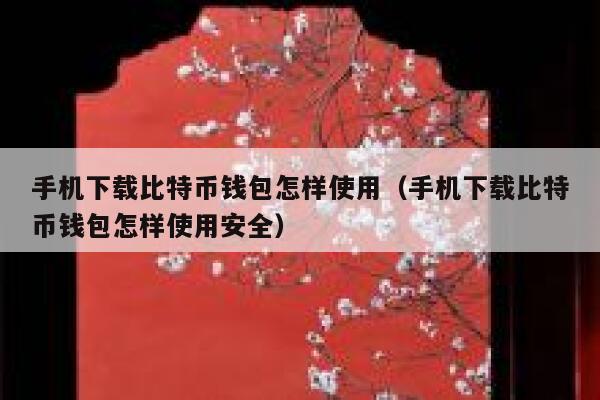 手机下载比特币钱包怎样使用（手机下载比特币钱包怎样使用安全） 第1张