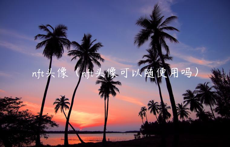 nft头像（nft头像可以随便用吗）