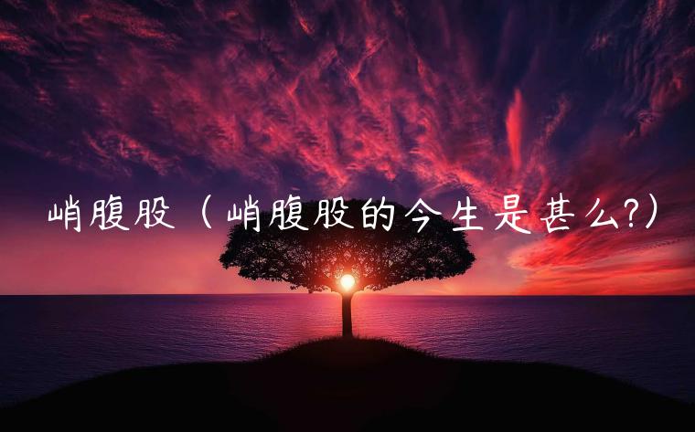 峭腹股（峭腹股的今生是甚么?）