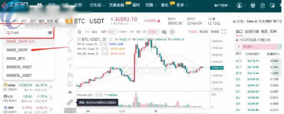 狗狗币怎么买?DOGE/狗狗币买入和交易教程(Gate.io交易所)-第10张图片-欧意下载