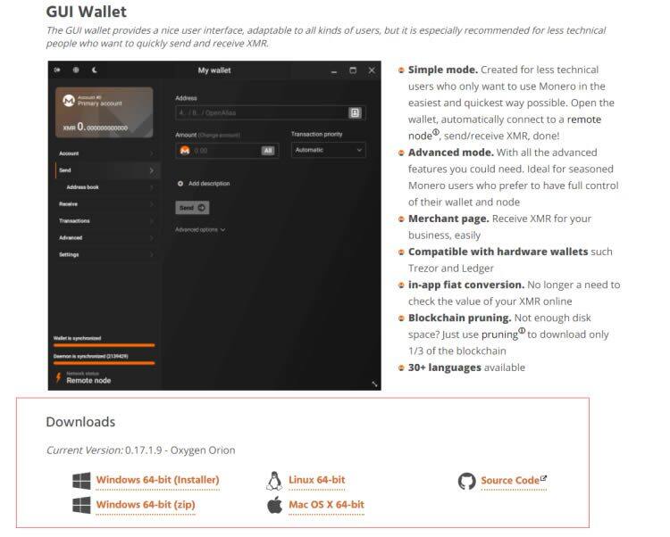 门罗币(MONERO)钱包生成超详细教程-第2张图片-欧意下载