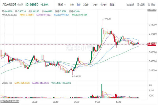 ADA今日行情价格 艾达币行情趋势图-第1张图片-欧意下载
