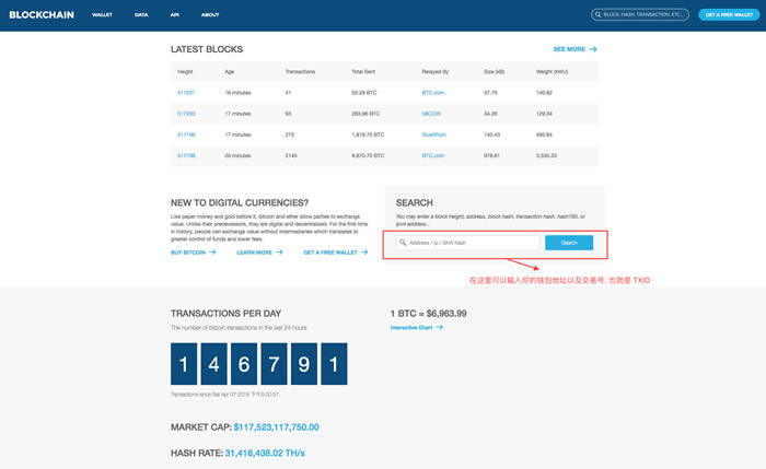 如何使用 BTC 区块浏览器 blockchain.info 查询 BTC 交易信息?-第2张图片-欧意下载