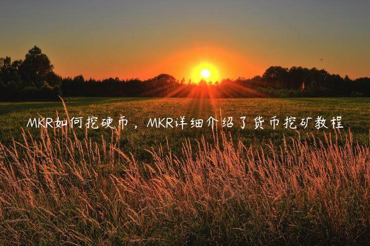 MKR如何挖硬币，MKR详细介绍了货币挖矿教程-第1张图片-欧意下载