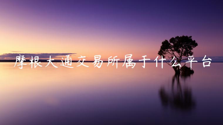 摩根大通交易所属于什么平台-第1张图片-欧意下载