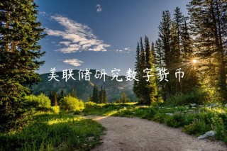 美联储研究数字货币