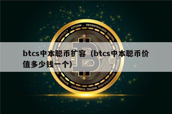 btcs中本聪币扩容（btcs中本聪币价值多少钱一个）-第1张图片-欧意下载