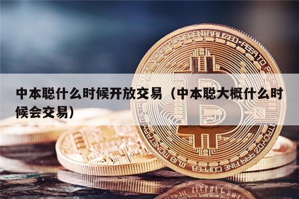 中本聪什么时候开放交易（中本聪大概什么时候会交易）-第1张图片-欧意下载