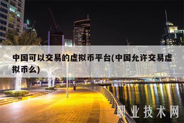 中国可以交易的虚拟币平台(中国允许交易虚拟币么)-第1张图片-欧意下载